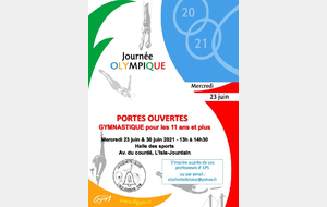 Journée Olympique - Porte ouverte pour les 10-15 ans